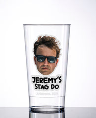 “FRONT AND CENTRE” — Mega Headshot Personalised Half Pint Cup