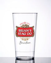 “STELLAR NIGHT” — Star-Crest Lager Parody Half Pint Cup