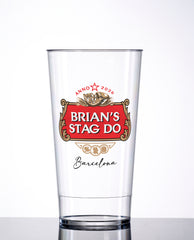 “STELLAR NIGHT” — Star-Crest Lager Parody Half Pint Cup