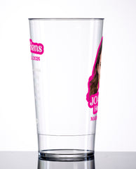 Pink Bridal Personalised Pint Cup (Custom Face and Name, 18+)