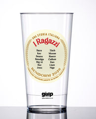 “BIRRA LADETTI” — Italian-Style Lager Parody Half Pint Cup