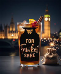 'ZERO FAWKES GIVEN' – Bonfire Night Reusable Pint Cup
