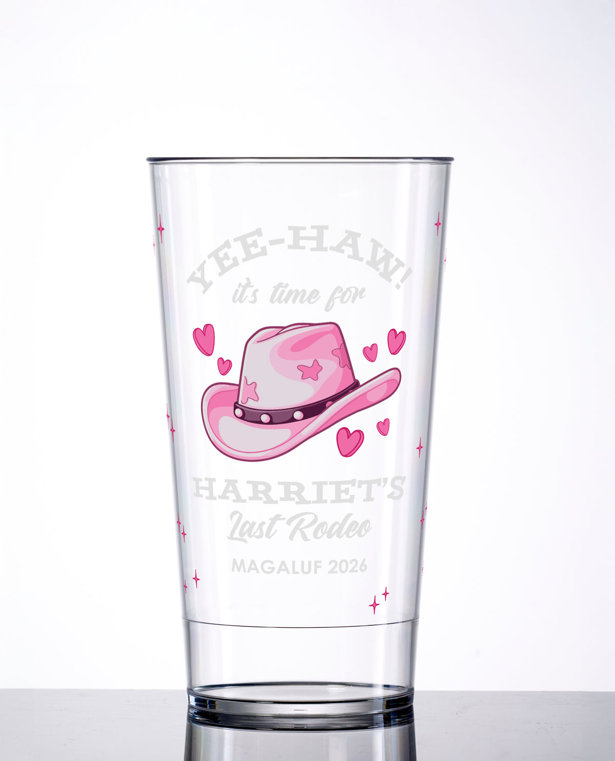 “Yee Haw! The Hen’s Last Rodeo” Personalised Half Pint Cup
