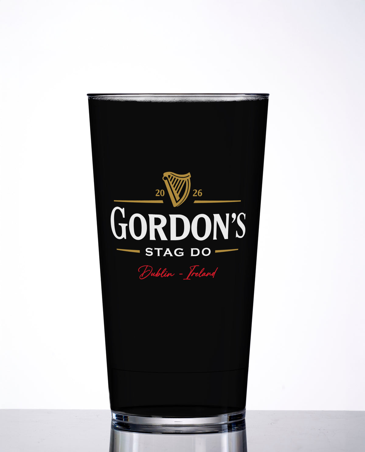 “STOUT LEGEND” The Black Stuff Half Pint Cup (Guinness Parody)