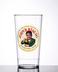 “BIRRA LADETTI” — Italian-Style Lager Parody Half Pint Cup