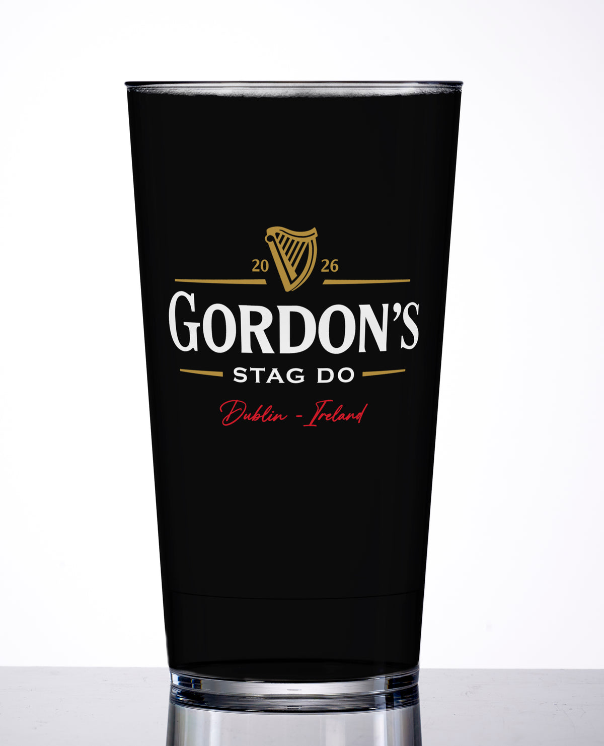 “STOUT LEGEND” The Black Stuff  Pint Cup (Guinness Parody)