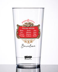 “STELLAR NIGHT” — Star-Crest Lager Parody Half Pint Cup