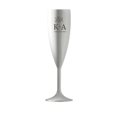 Hen Party White Champagne Flutes – Personalised Bride Tribe Glasses – Unbreakable Hot Tub Safe Bachelorette Gifts