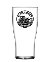 Stuck Farmer Elite Tulip Pint - Unbreakable Polycarbonate Black Design